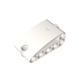 Gobricks,3x5 thick curved hole arm,80285