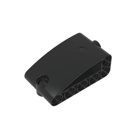 Gobricks,3x5 thick curved hole arm,80285