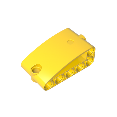 Gobricks,3x5 thick curved hole arm,80285
