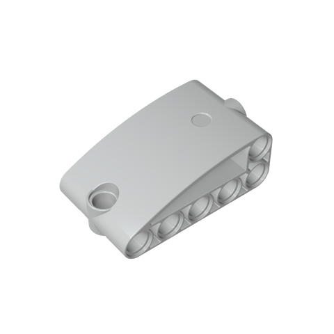 Gobricks,3x5 thick curved hole arm,80285