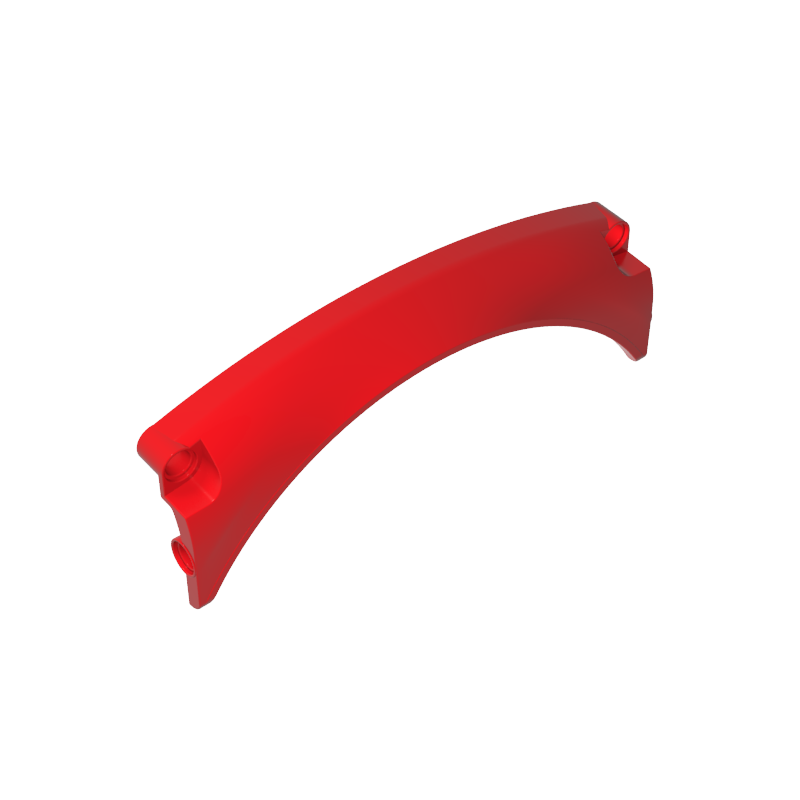 Gobricks,13x2x5 pointed bottom wheel eyebrow accessories,80284