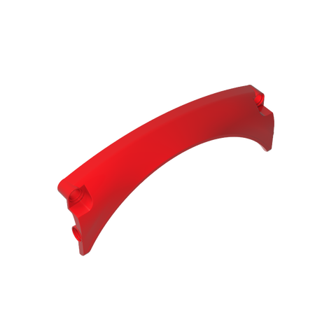 Gobricks,13x2x5 pointed bottom wheel eyebrow accessories,80284