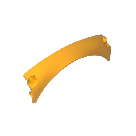 Gobricks,13x2x5 pointed bottom wheel eyebrow accessories,80284