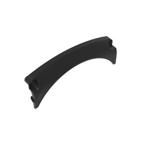 Gobricks,13x2x5 pointed bottom wheel eyebrow accessories,80284