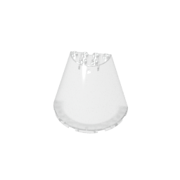 Gobricks,8x4x6 semi-conical wall,48310