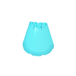 Gobricks,8x4x6 semi-conical wall,48310