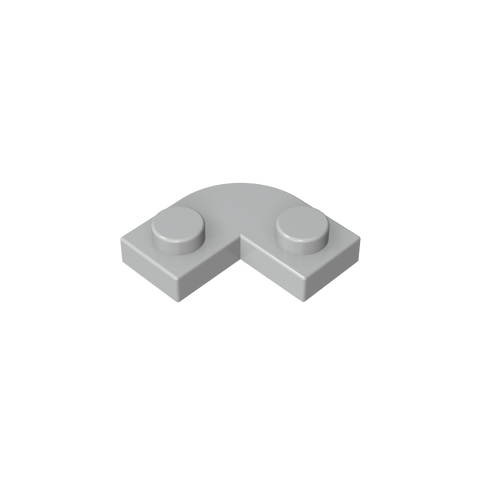Gobricks,Plate 2 x 2 Round Corner with 1 x 1 Cutout,79491