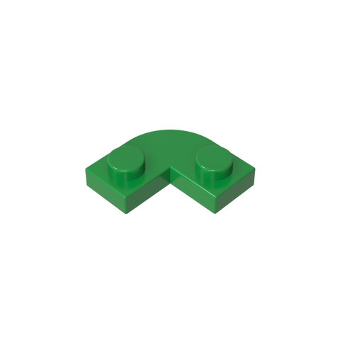 Gobricks,Plate 2 x 2 Round Corner with 1 x 1 Cutout,79491