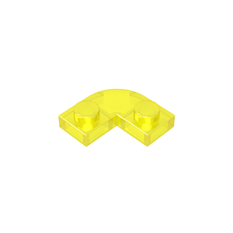 Gobricks,Plate 2 x 2 Round Corner with 1 x 1 Cutout,79491