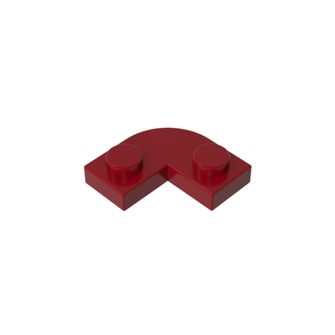 Gobricks,Plate 2 x 2 Round Corner with 1 x 1 Cutout,79491