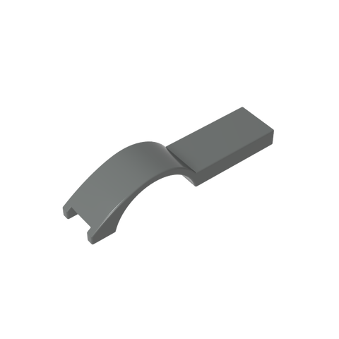Gobricks,Wheel Arch, Mudguard 1 x 4 1/2,50947
