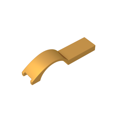Gobricks,Wheel Arch, Mudguard 1 x 4 1/2,50947