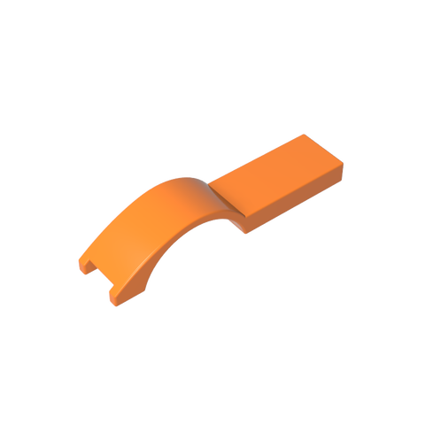 Gobricks,Wheel Arch, Mudguard 1 x 4 1/2,50947