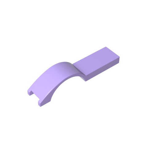 Gobricks,Wheel Arch, Mudguard 1 x 4 1/2,50947