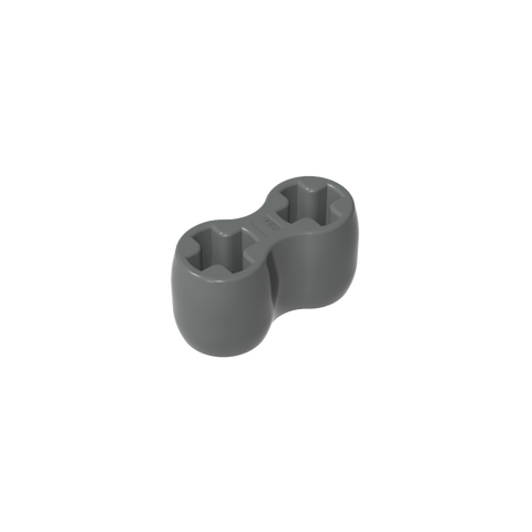 Gobricks,Technic Axle Connector Double Flexible [Rubber],45590