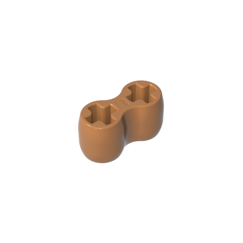 Gobricks,Technic Axle Connector Double Flexible [Rubber],45590