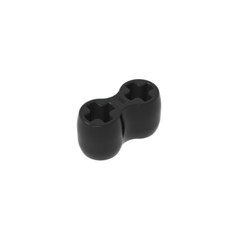 Gobricks,Technic Axle Connector Double Flexible [Rubber],45590