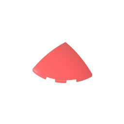 Gobricks,Brick Round Corner, Curved 3 x 3 x 1 Quarter Circle,76797