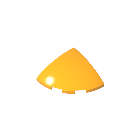 Gobricks,Brick Round Corner, Curved 3 x 3 x 1 Quarter Circle,76797