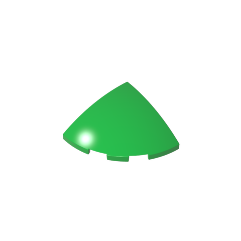 Gobricks,Brick Round Corner, Curved 3 x 3 x 1 Quarter Circle,76797