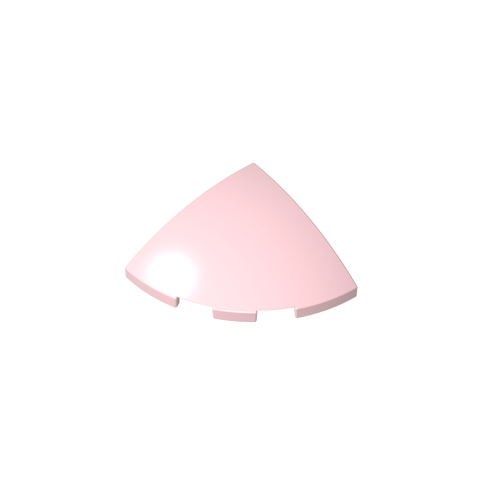 Gobricks,Brick Round Corner, Curved 3 x 3 x 1 Quarter Circle,76797