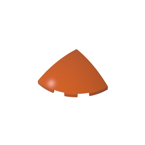 Gobricks,Brick Round Corner, Curved 3 x 3 x 1 Quarter Circle,76797