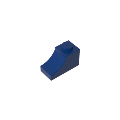 Gobricks,Brick Curved 2 x 1 with Inverted Cutout,78666