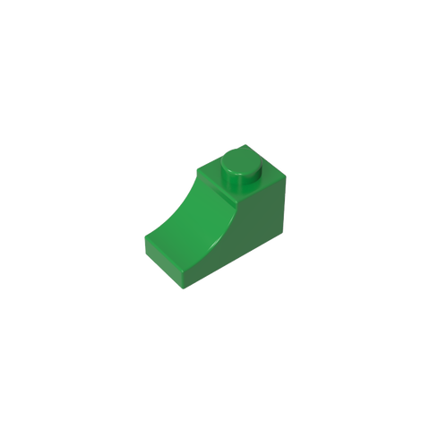 Gobricks,Brick Curved 2 x 1 with Inverted Cutout,78666