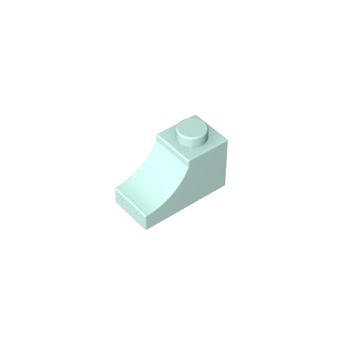 Gobricks,Brick Curved 2 x 1 with Inverted Cutout,78666