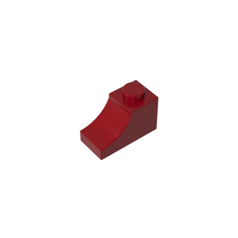 Gobricks,Brick Curved 2 x 1 with Inverted Cutout,78666