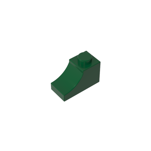 Gobricks,Brick Curved 2 x 1 with Inverted Cutout,78666