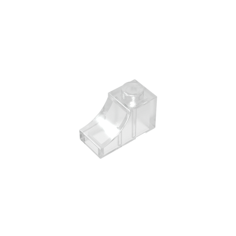 Gobricks,Brick Curved 2 x 1 with Inverted Cutout,78666