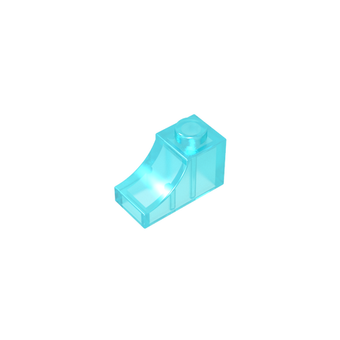 Gobricks,Brick Curved 2 x 1 with Inverted Cutout,78666