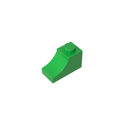 Gobricks,Brick Curved 2 x 1 with Inverted Cutout,78666