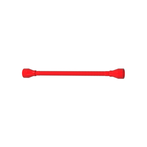Gobricks,Flexible Hose 8.5L with Tabless Ends Black (Fixed Ends different color than Tube),73590a,73590