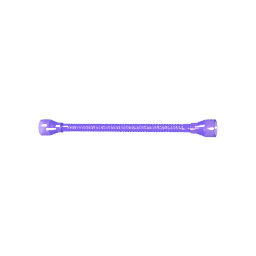 Gobricks,Flexible Hose 8.5L with Tabless Ends Black (Fixed Ends different color than Tube),73590a,73590