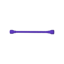 Gobricks,Flexible Hose 8.5L with Tabless Ends Black (Fixed Ends different color than Tube),73590a,73590