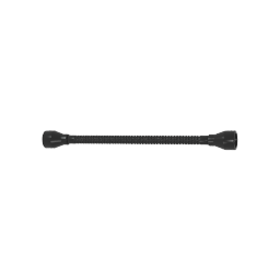 Gobricks,Flexible Hose 8.5L with Tabless Ends Black (Fixed Ends different color than Tube),73590a,73590