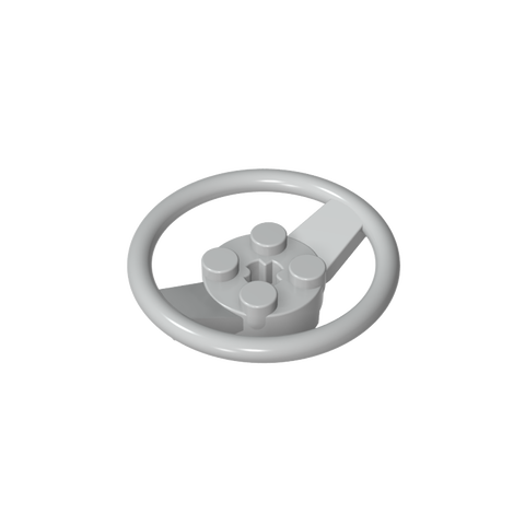 Gobricks,Steering Wheel with 4 Studs on Center,67811