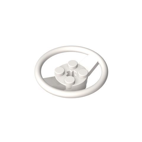 Gobricks,Steering Wheel with 4 Studs on Center,67811