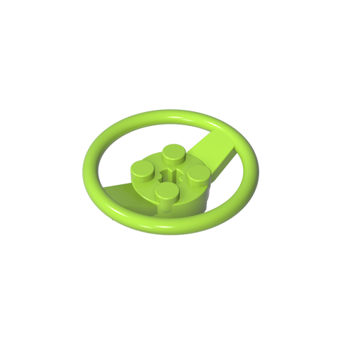 Gobricks,Steering Wheel with 4 Studs on Center,67811