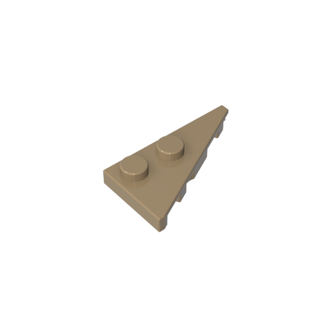 Gobricks,Wedge Plate 2 x 4 27° Right,65426