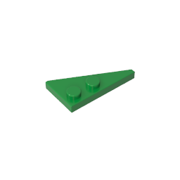 Gobricks,Wedge Plate 2 x 4 27° Left,65429