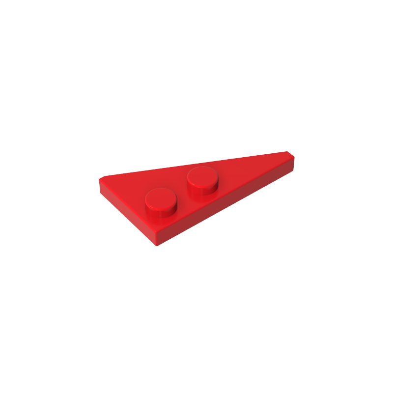Gobricks,Wedge Plate 2 x 4 27° Left,65429