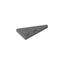 Gobricks,Wedge Plate 2 x 4 27° Left,65429