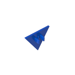 Gobricks,Road Sign Clip-on 2.2 x 2.667 Triangular,30259,39728