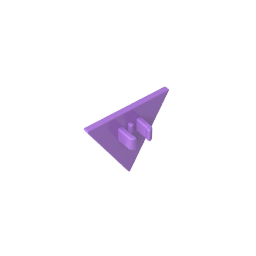 Gobricks,Road Sign Clip-on 2.2 x 2.667 Triangular,30259,39728