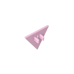 Gobricks,Road Sign Clip-on 2.2 x 2.667 Triangular,30259,39728
