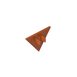 Gobricks,Road Sign Clip-on 2.2 x 2.667 Triangular,30259,39728