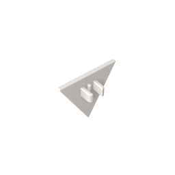 Gobricks,Road Sign Clip-on 2.2 x 2.667 Triangular,30259,39728